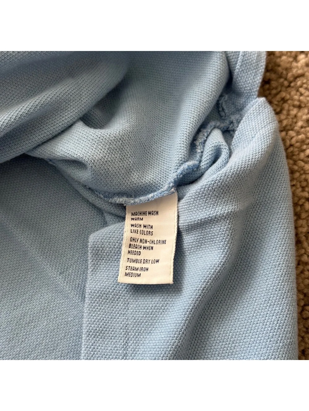 vintage 90s polo by ralph lauren men’s blue polo size L